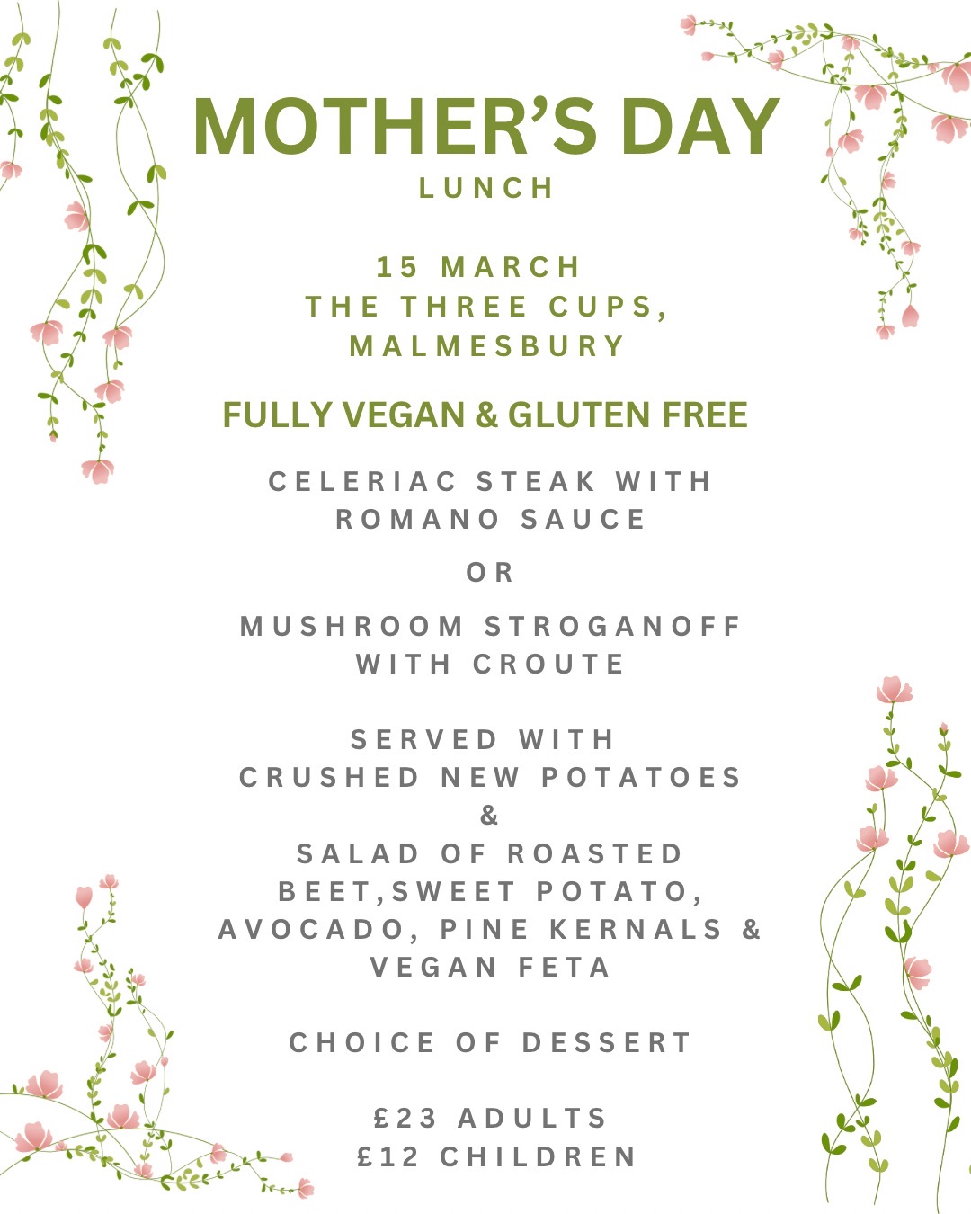 At The Three Cups, Malmesbury