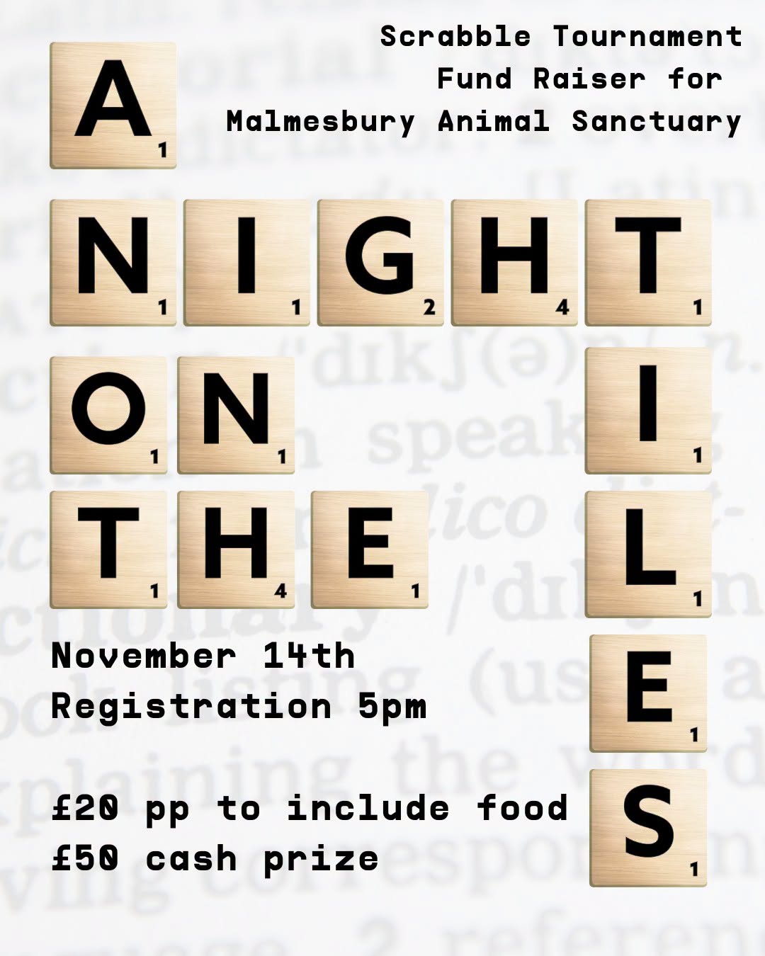 Scrabble Tournament At The Three Cups, Malmesbury