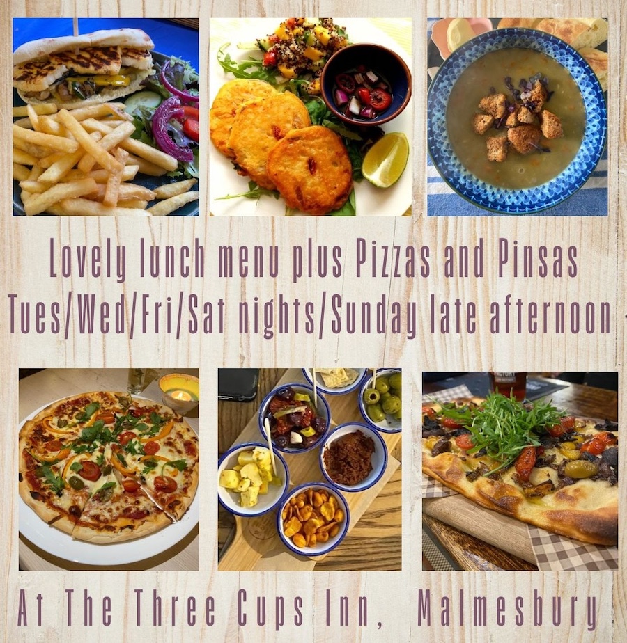 Great Food At The Three Cups, Malmesbury
